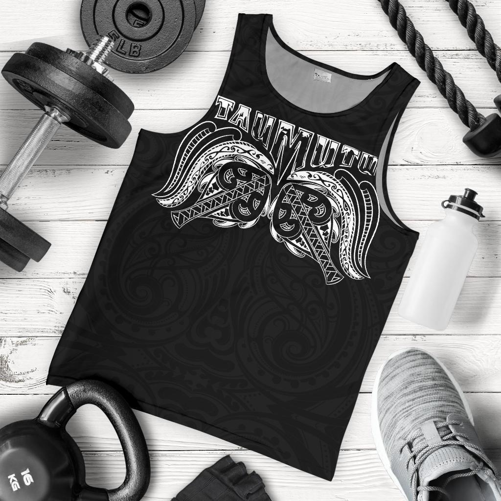 New Zealand Men's Tank Top, Maori Taumutu Tattoo - Vibe Hoodie Shop