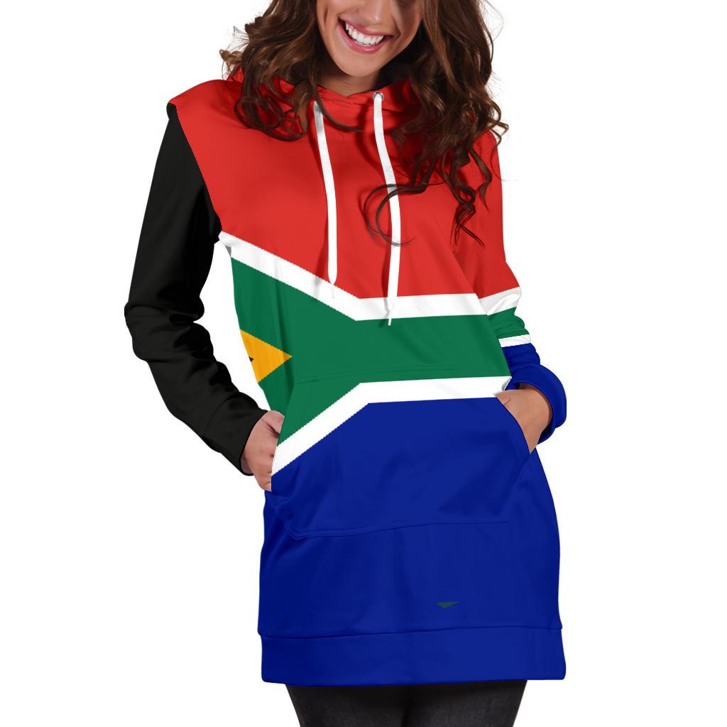 South Africa Hoodie Dress Original Flag - Vibe Hoodie Shop