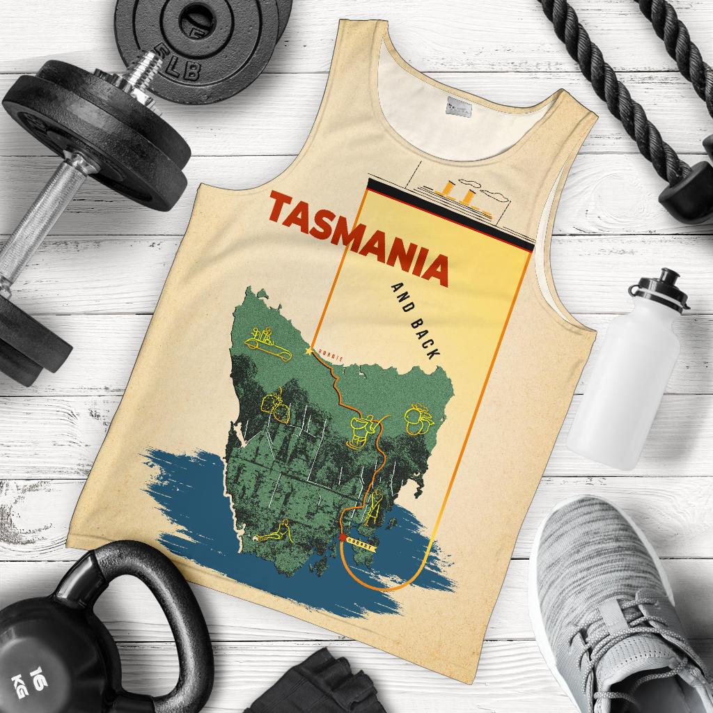 Australia Men Tank Top - Tasmania Mens Tank - Vibe Hoodie Shop