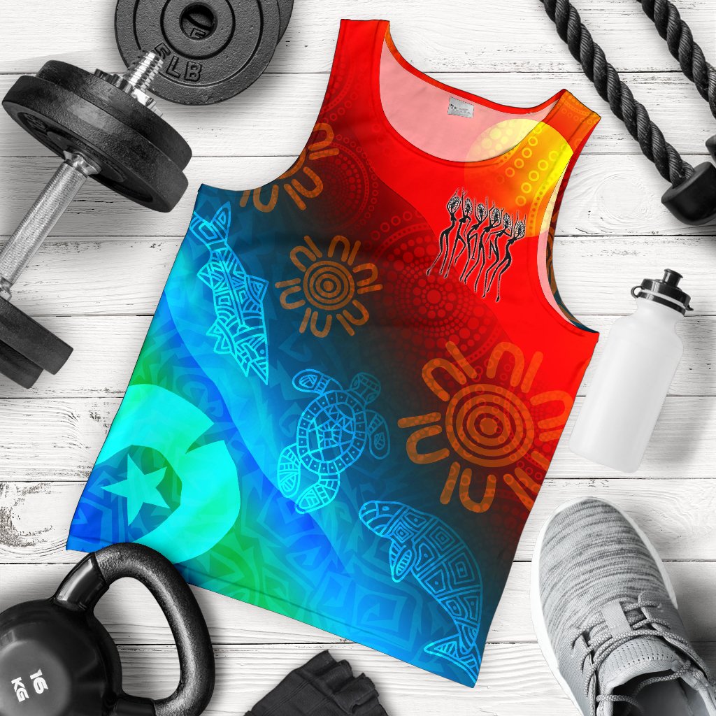 NAIDOC Men's Tank Top - Proud To Be - Vibe Hoodie Shop