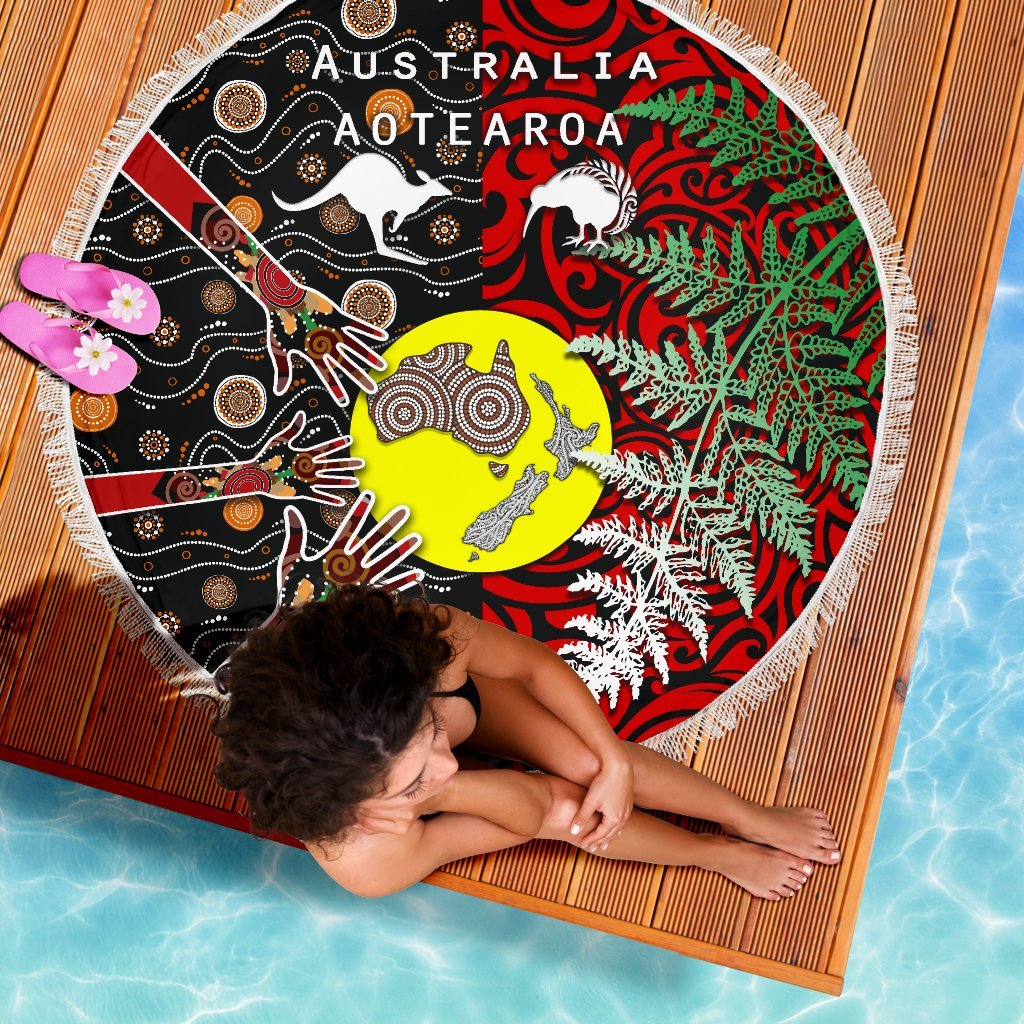 new-zealand-australia-beach-blanket-maori-aboriginal