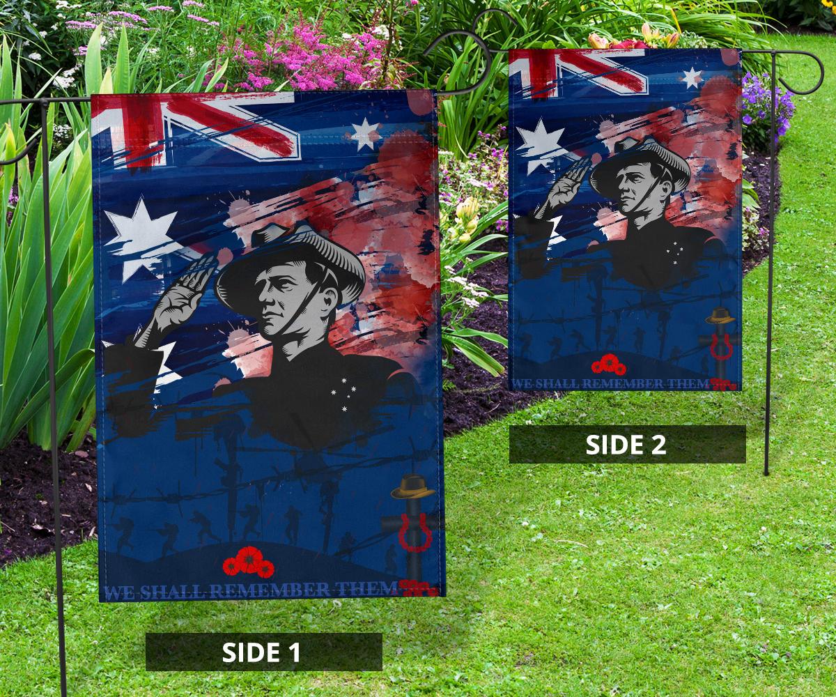 ANZAC Day Flag - We Shall Remember Them - Vibe Hoodie Shop