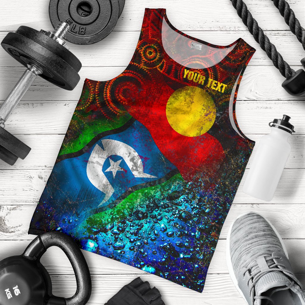 Custom Men's Tank top - Always Was, Always Will Be NAIDOC Week 2021 - Vibe Hoodie Shop