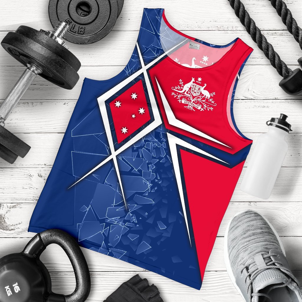 Men's Tank Top - Aussie Flag - Vibe Hoodie Shop