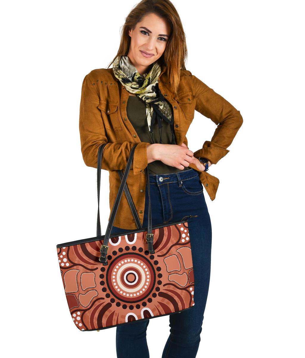 aboriginal-leather-tote-bag-indigenous-art-patterns-ver02