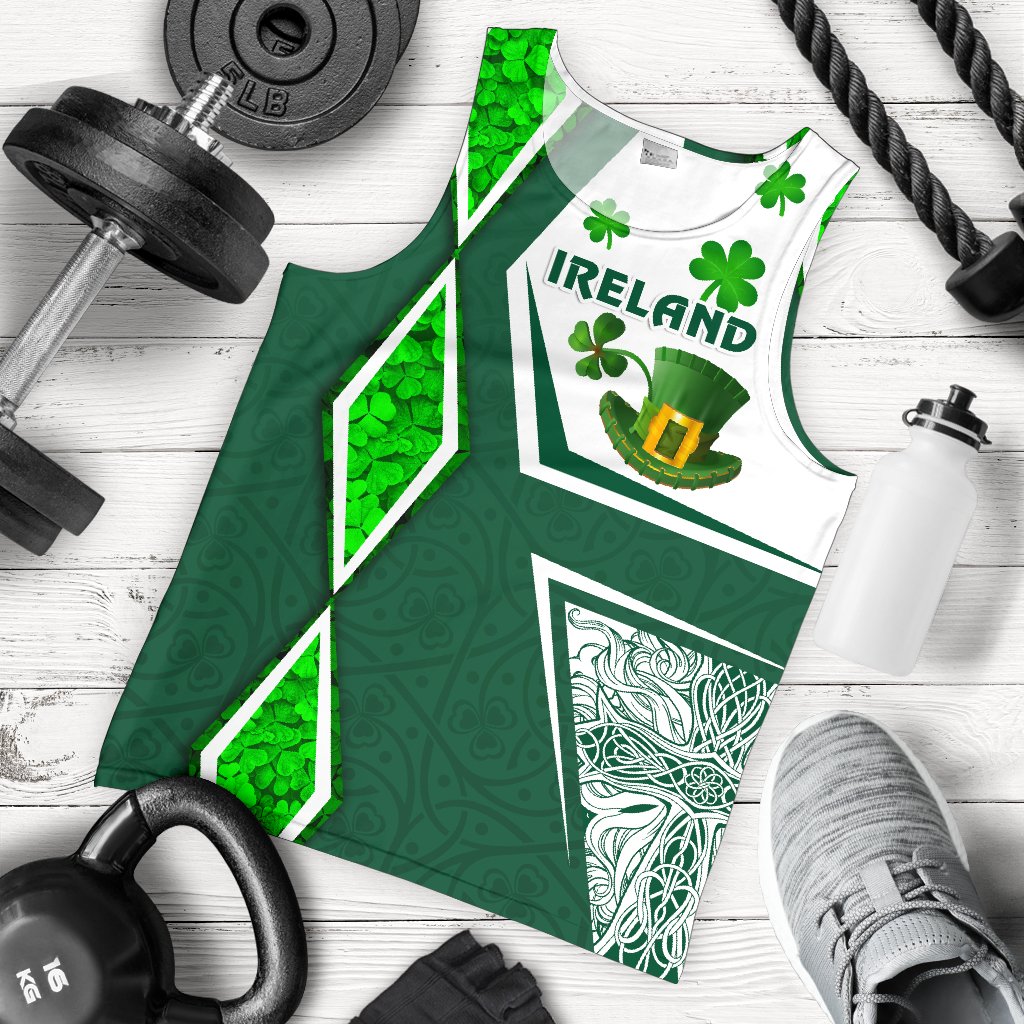 Ireland Men Tank Top Irish Saint Patrick Day Unique Vibes - Vibe Hoodie Shop