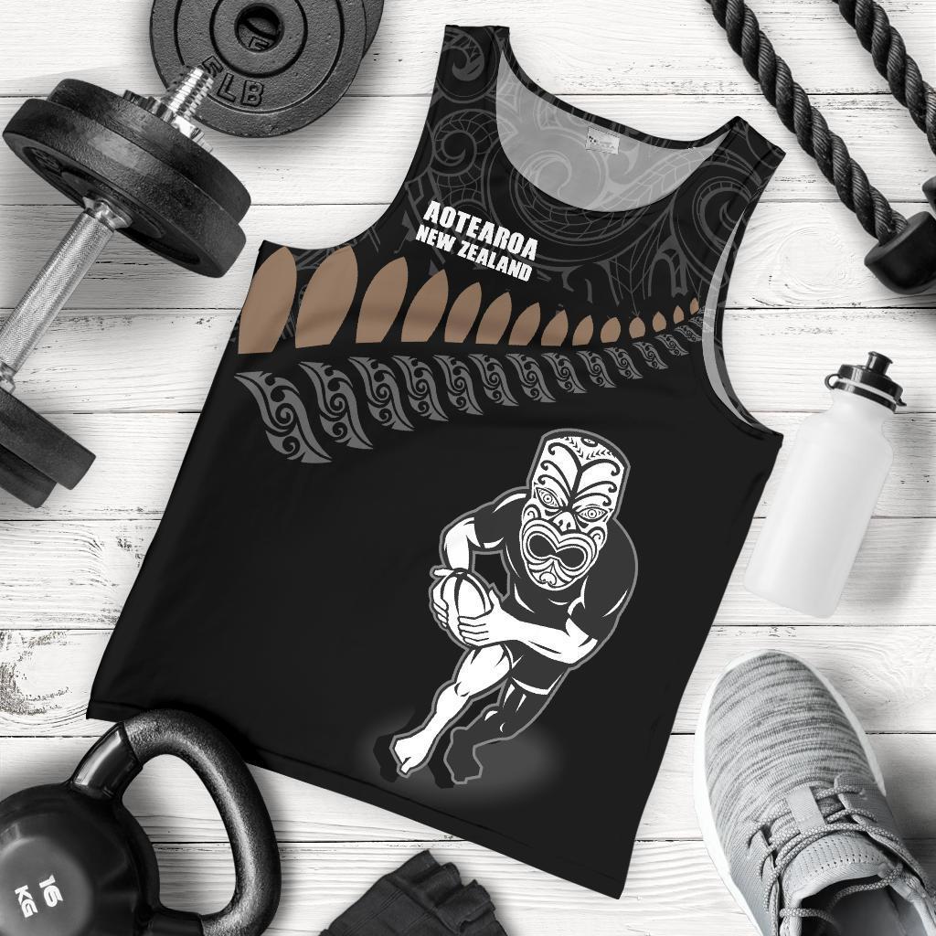 New Zealand Tank Top Rugby Warrior Men - Vibe Hoodie Shop