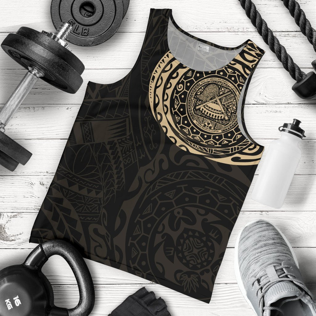 American Samoa Polynesian Tattoo Style Tank Top - Vibe Hoodie Shop