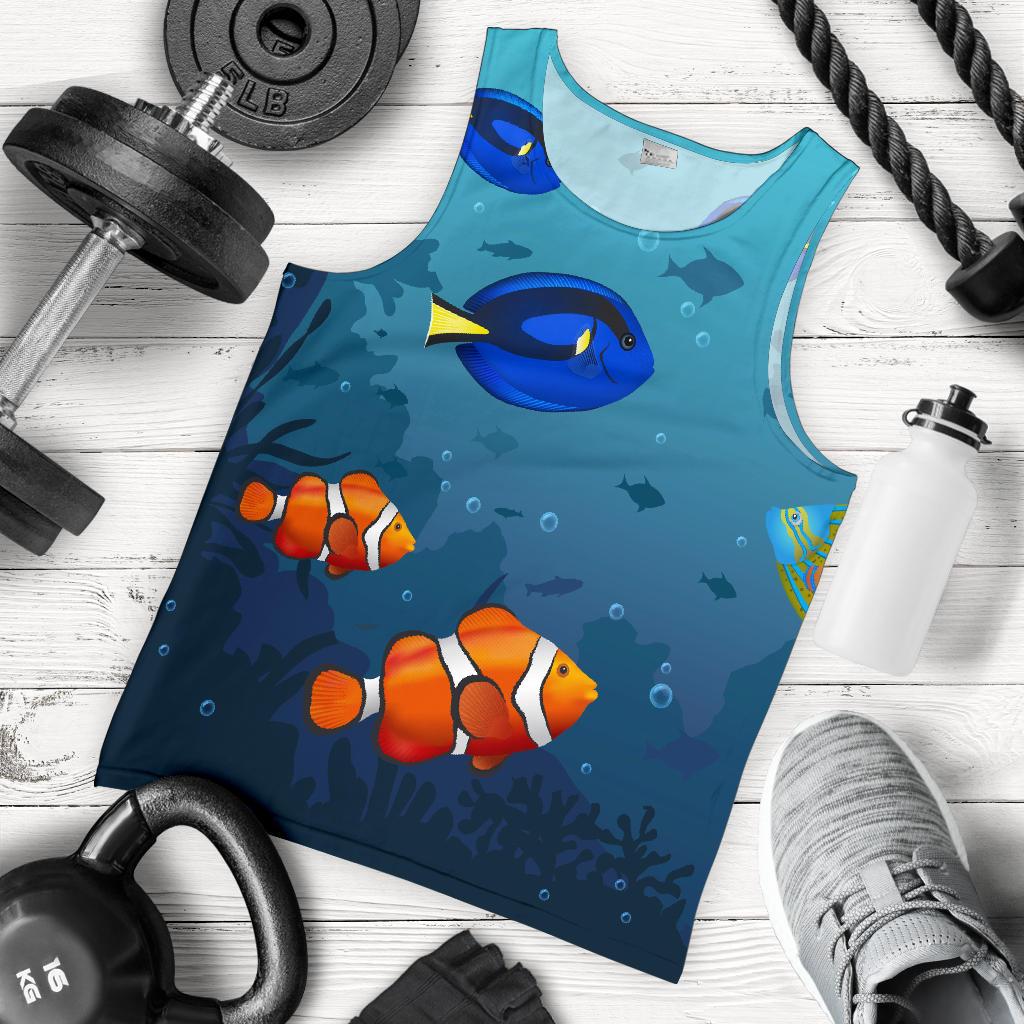 Australia Men Tank Top - Fish Mens Tank Ocean Finding Nemo - Vibe Hoodie Shop