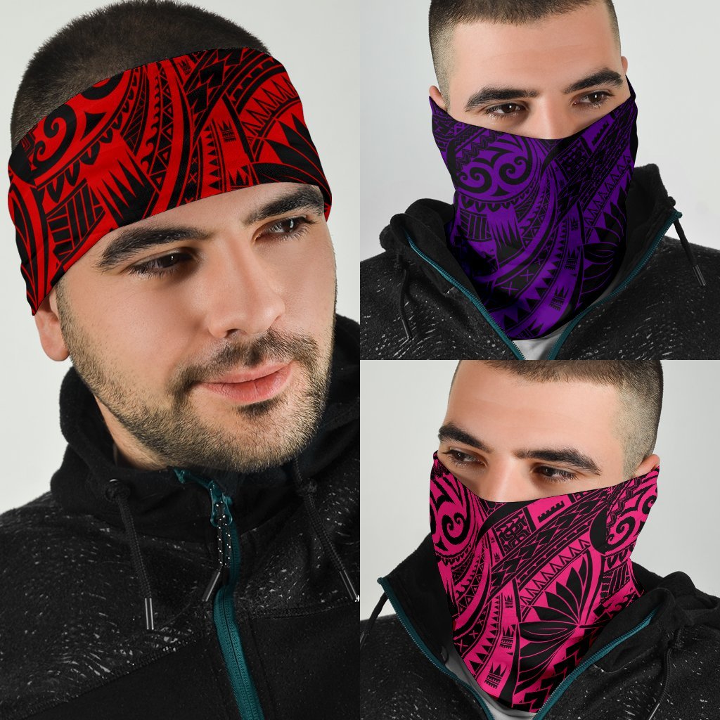 New Zealand Maori Polynesian Tattoo Bandana - Colorful - Vibe Hoodie Shop