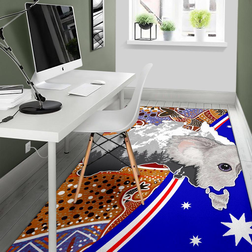 Area Rug - Australia Koala - Vibe Hoodie Shop