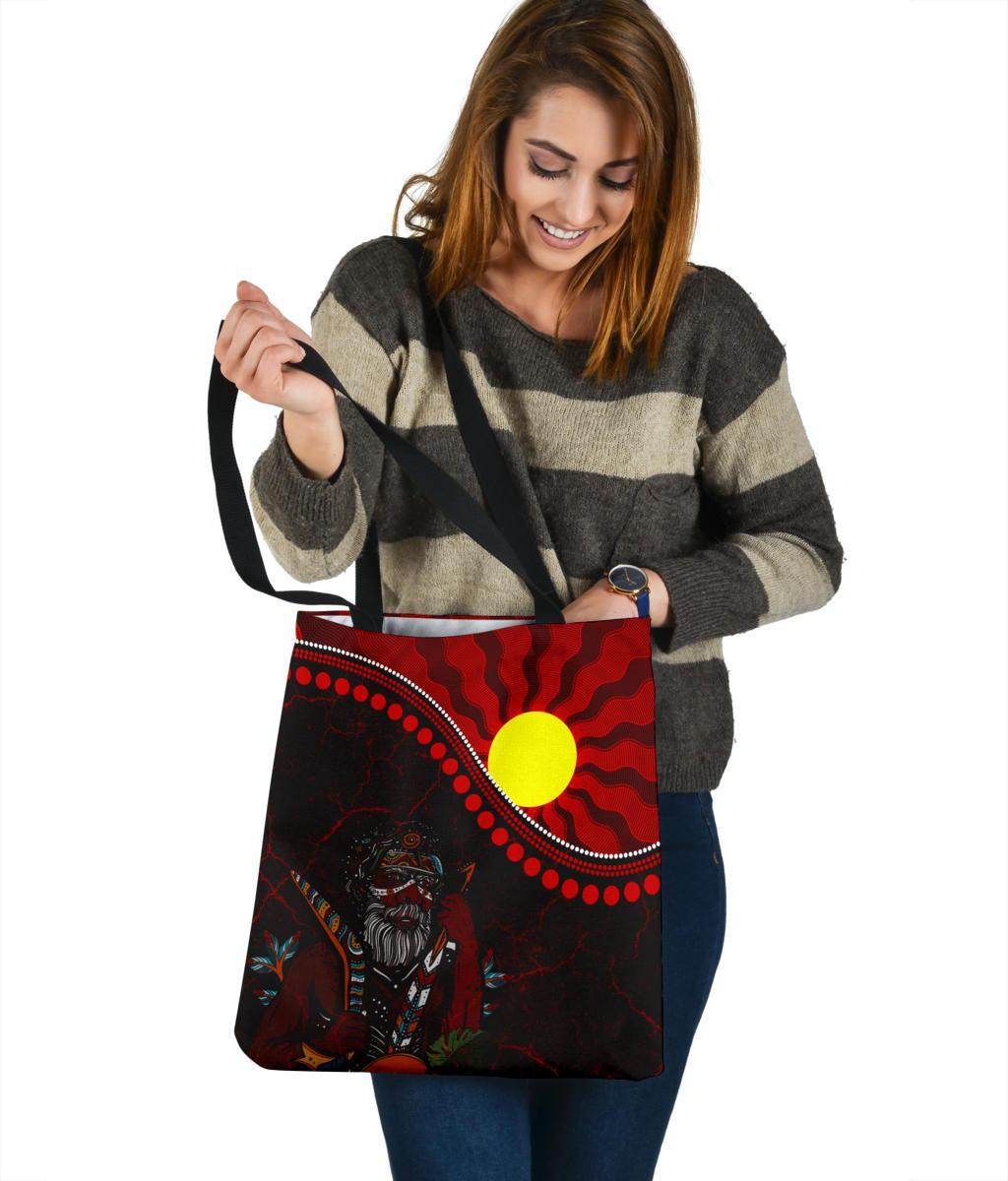 aboriginal-tote-bags-indigenous-people-and-sun