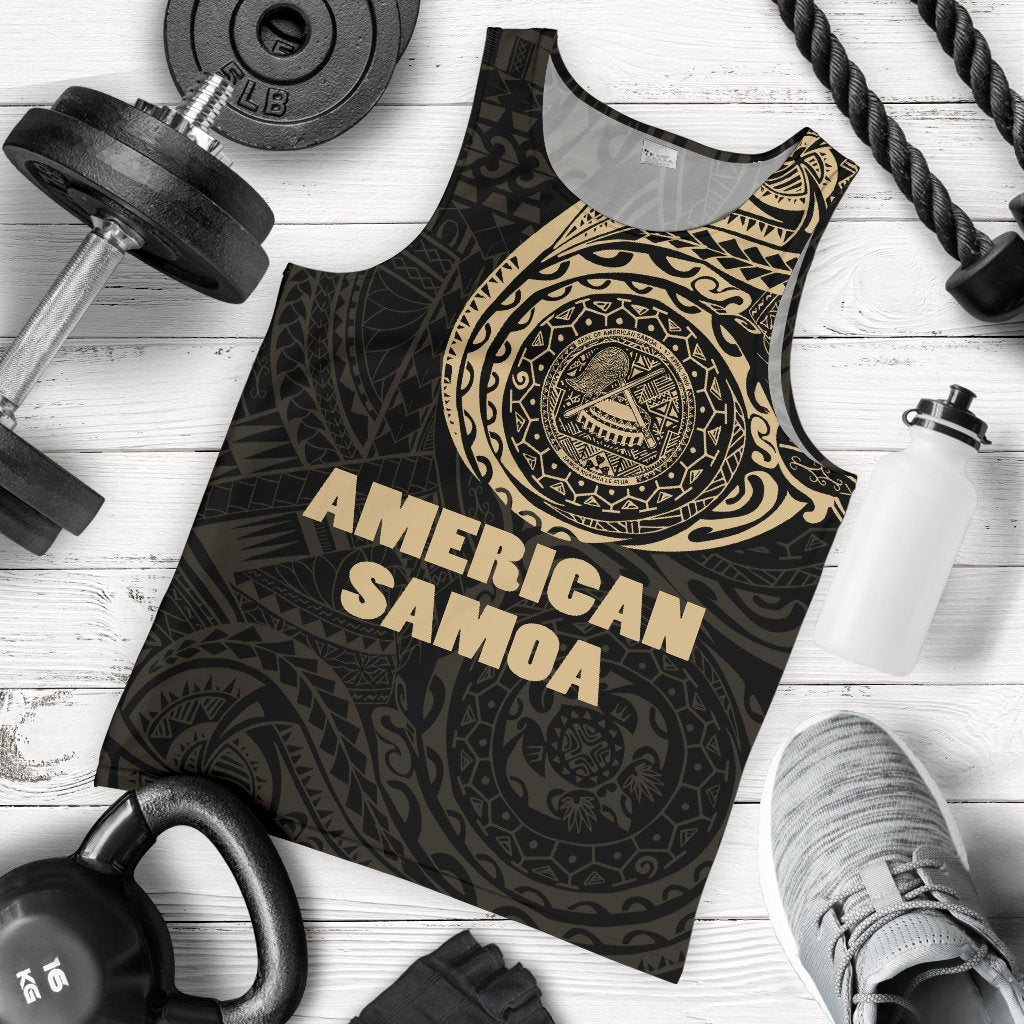 American Samoa In My Heart Tattoo Style Tank Top - Vibe Hoodie Shop