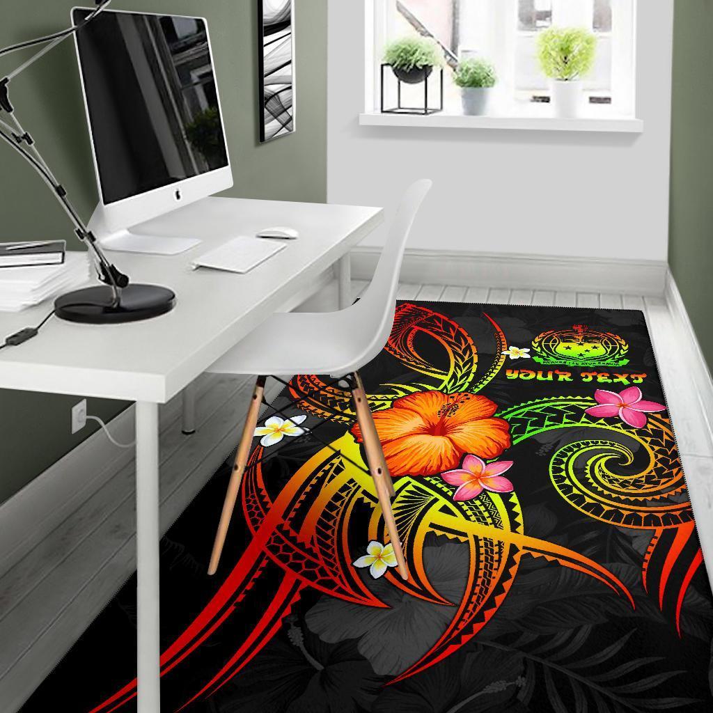 Polynesian Hawaii Personalised Area Rug - Legend of Samoa (Reggae) - Vibe Hoodie Shop