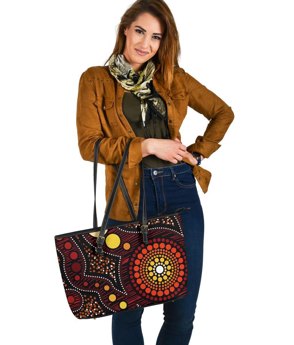 aboriginal-large-leather-tote-bag-aboriginal-art-ver01
