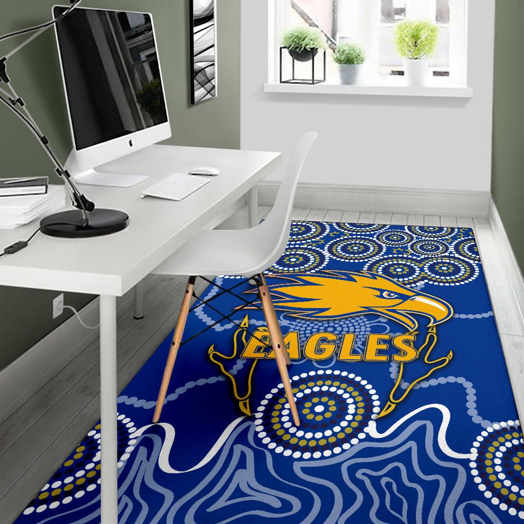 Eagles Indigenous Area Rug West Coast - Vibe Hoodie Shop