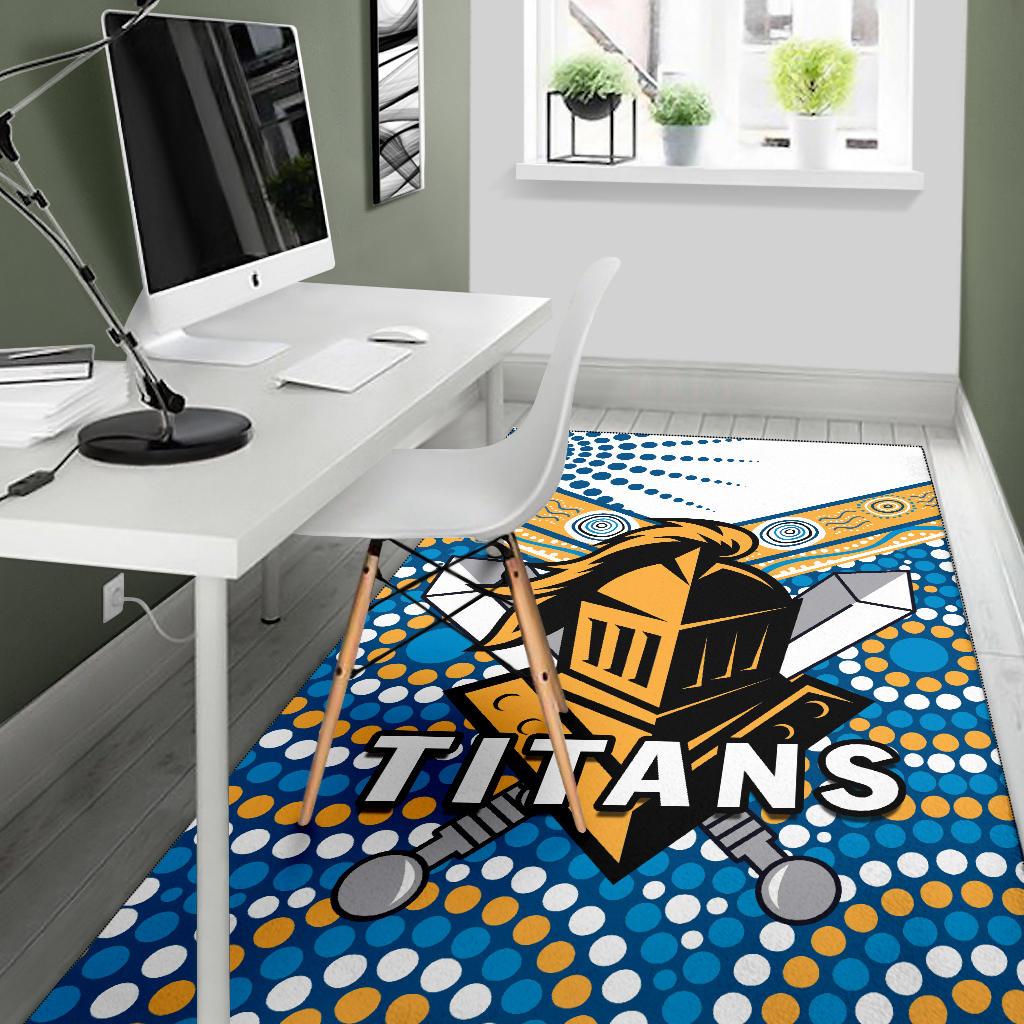 Titans Knight Area Rug Gold Coast - Vibe Hoodie Shop