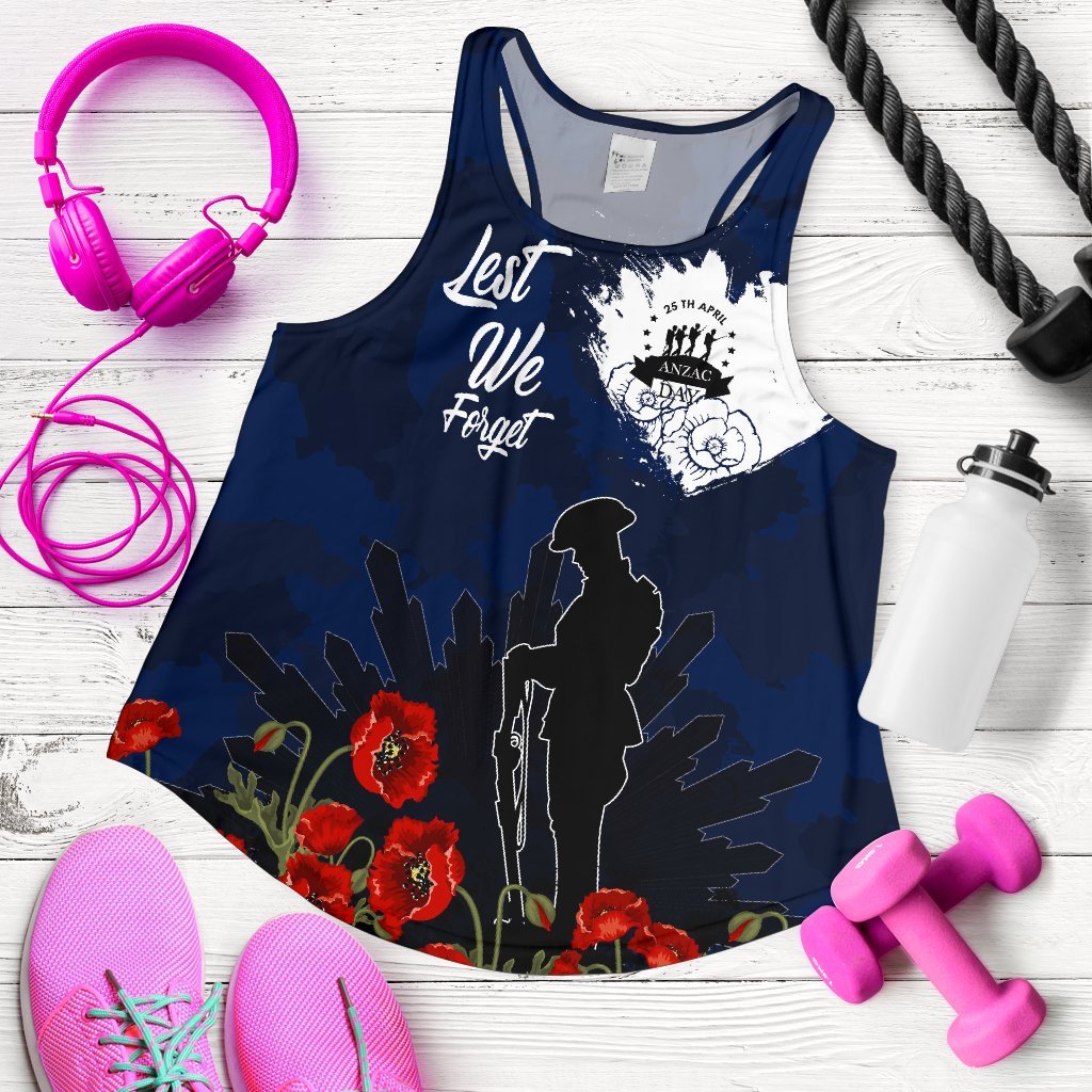 ANZAC Day Women's Tank Top - Australia ANZAC Day 2021 - Vibe Hoodie Shop