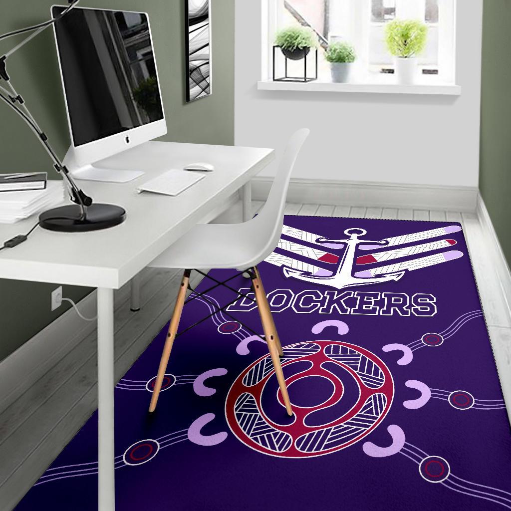 Dockers Area Rug Indigenous Fremantle - Vibe Hoodie Shop