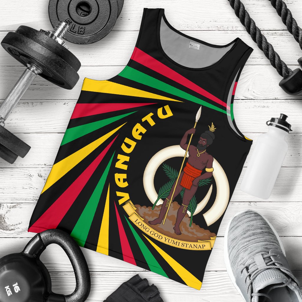 Vanuatu Rugby Men Tank Top Creative Style - Vibe Hoodie Shop