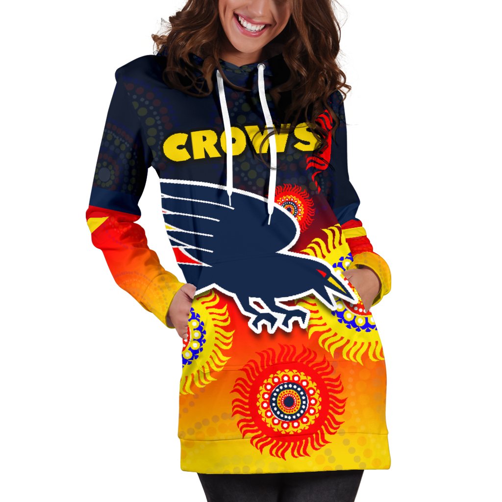 Adelaide Crows Special Style Women's Hoodie Dress - Vibe Hoodie Shop