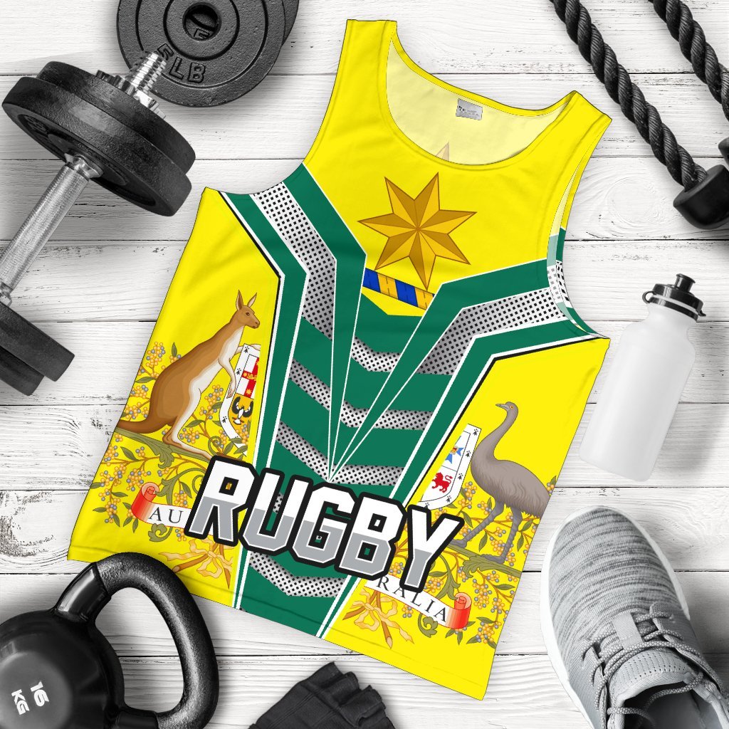 Men's Tank Top - The Rugby Championship - Rugby Australia - Vibe Hoodie Shop