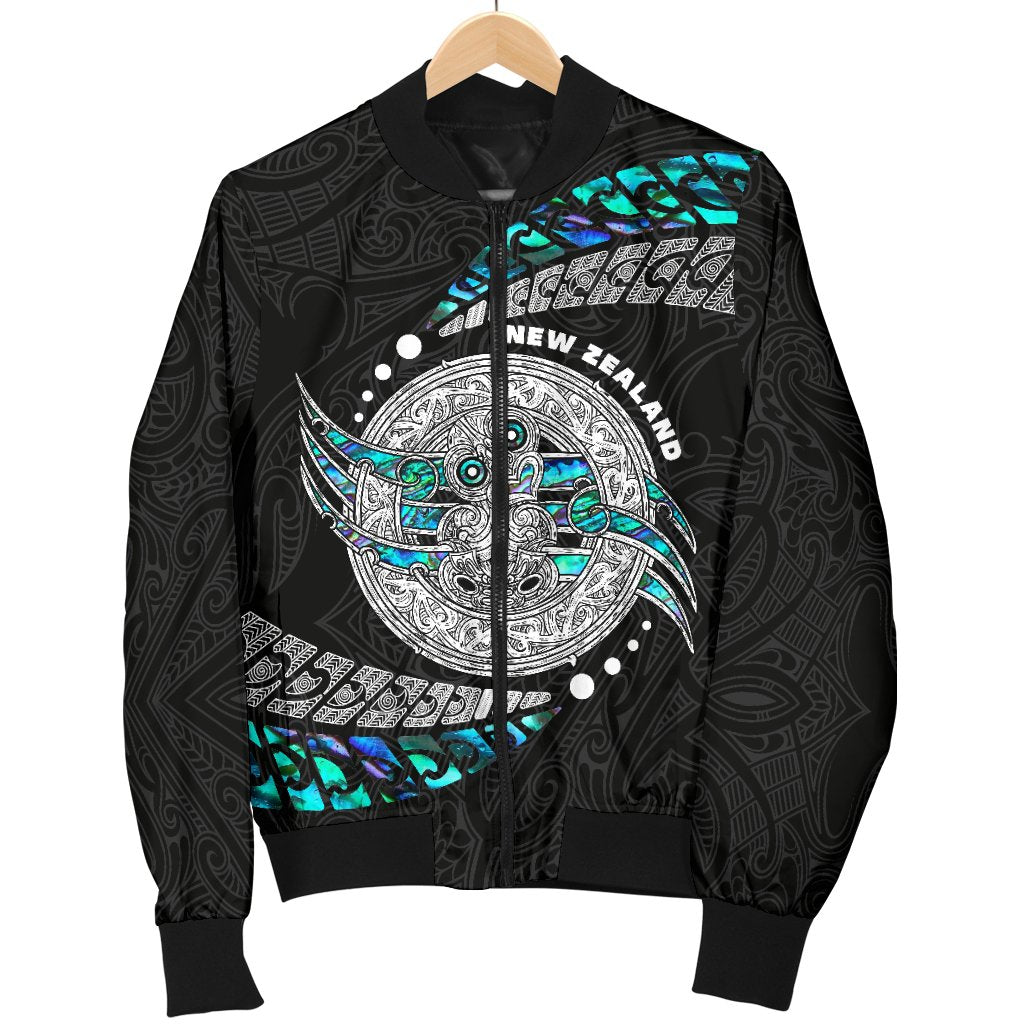 Maori New Zealand Women's Bomber Jacket Hei Tiki Sport Style - Vibe Hoodie Shop