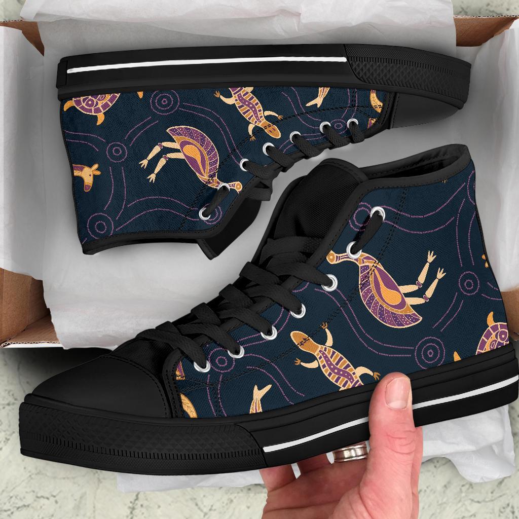 high-top-shoes-indigenous-animals-patterns