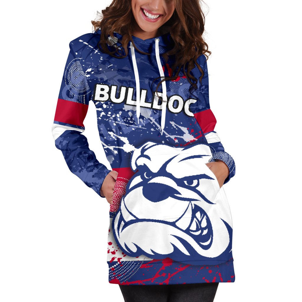 Western Bulldogs Hoodie Dress - Vibe Hoodie Shop