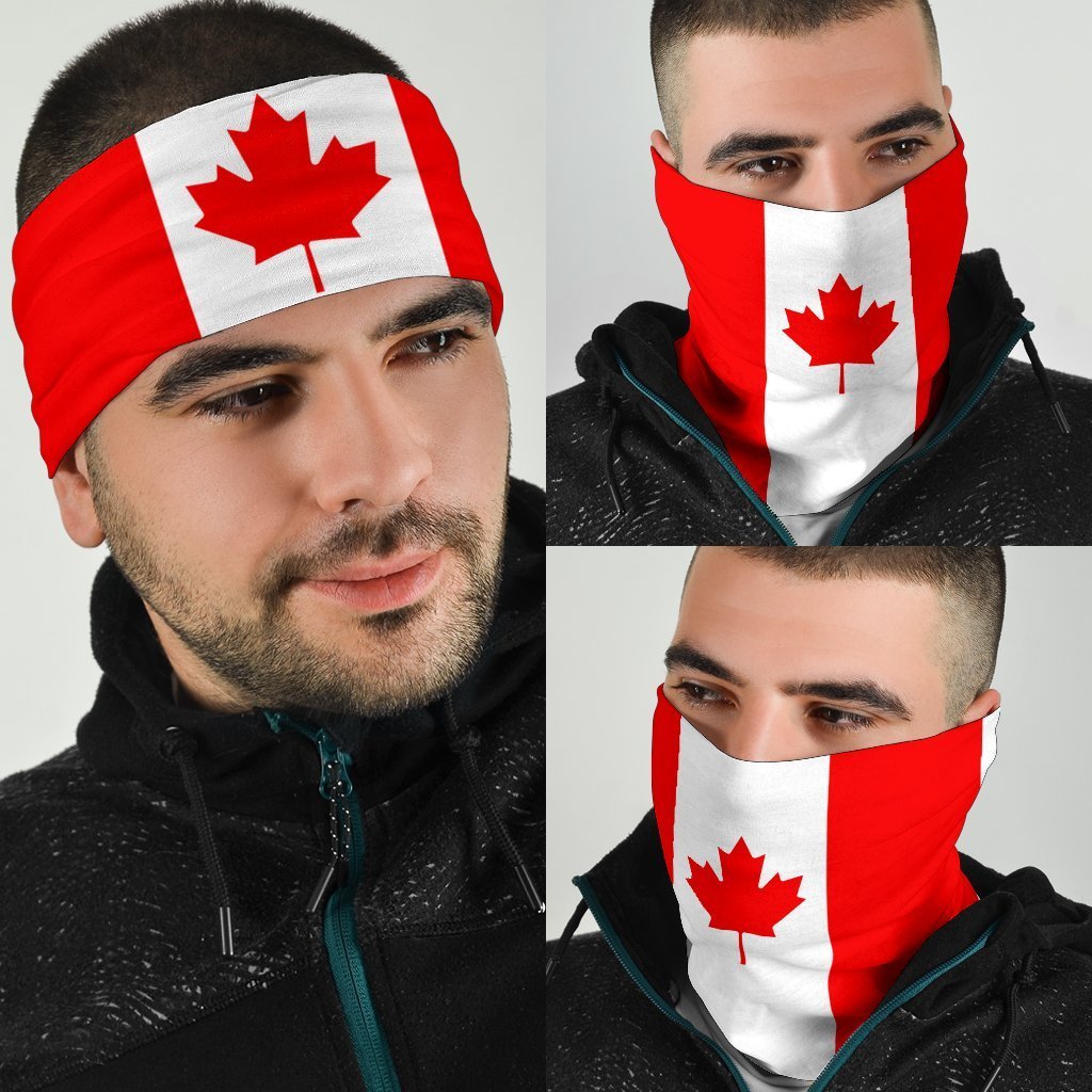 Canada Bandana 3 - Pack - Flag Neck Gaiter - Vibe Hoodie Shop