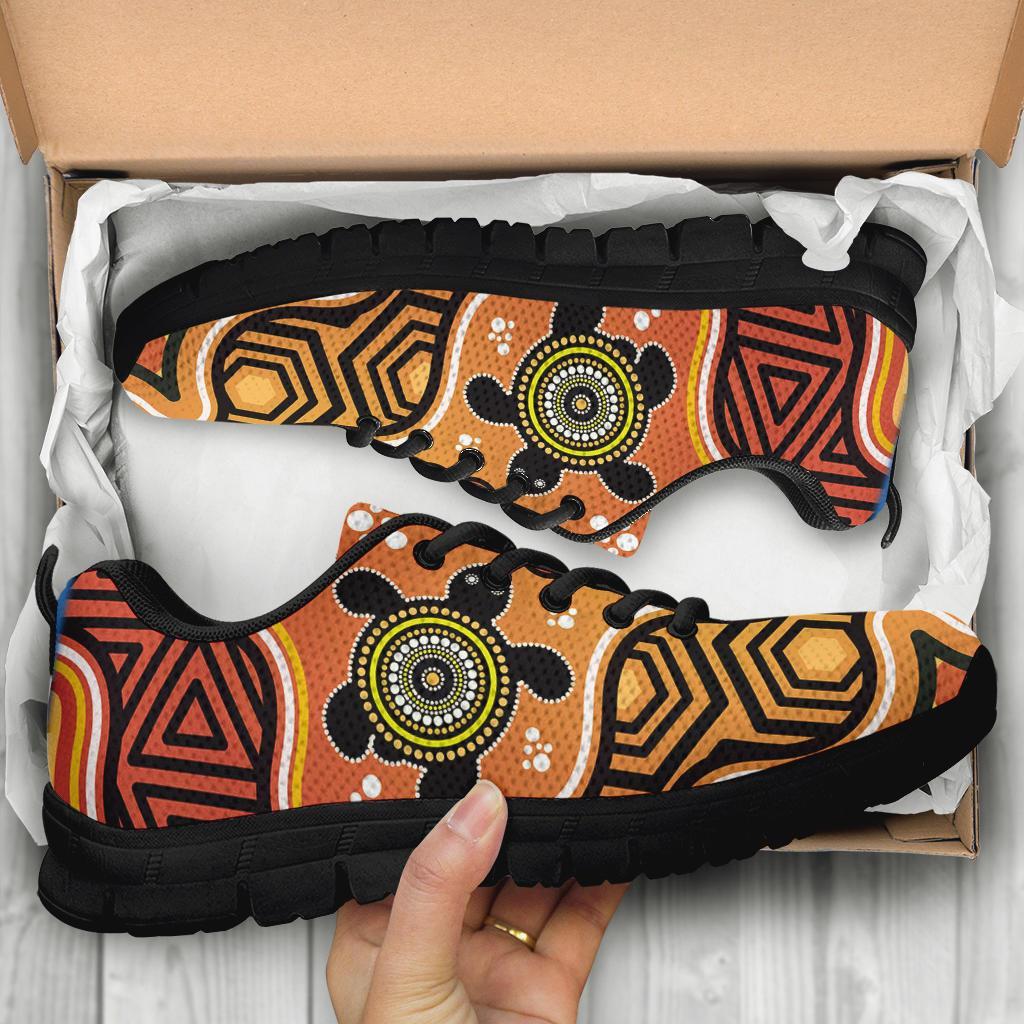 Aboriginal Sneakers - Indigenous Art Patterns Ver04 - Vibe Hoodie Shop