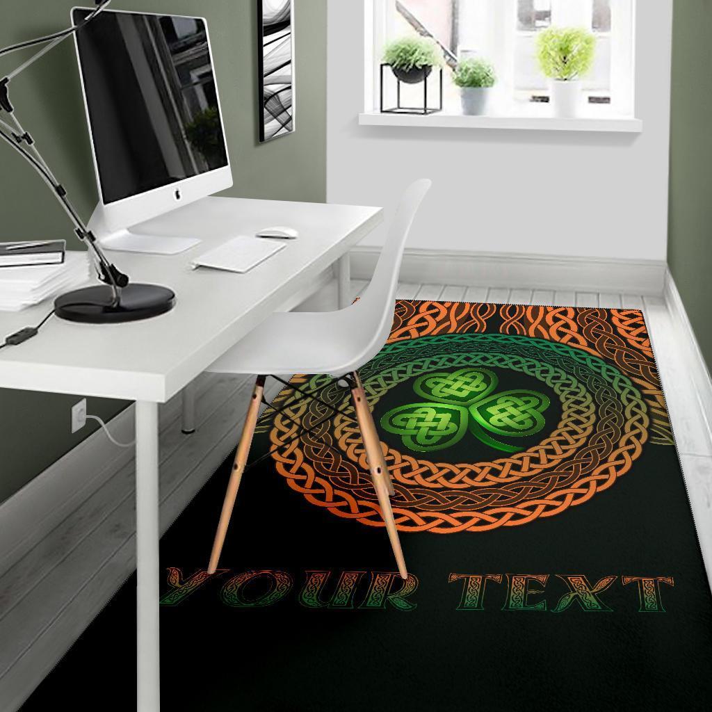 Ireland Celtic Personalised Area Rug - Celtic Pride - Vibe Hoodie Shop