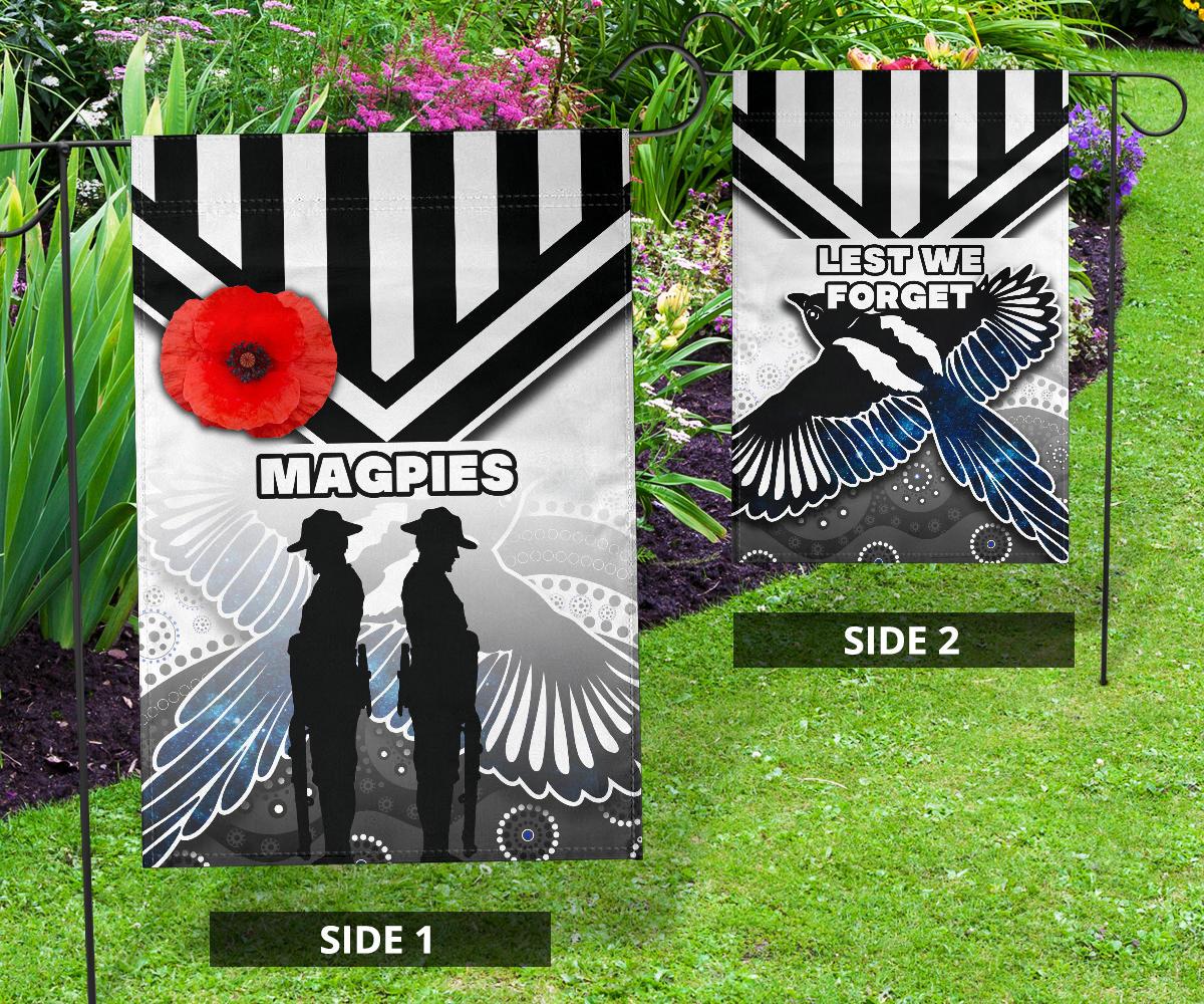 Magpies Flag Collingwood ANZAC Day Special Version - Vibe Hoodie Shop