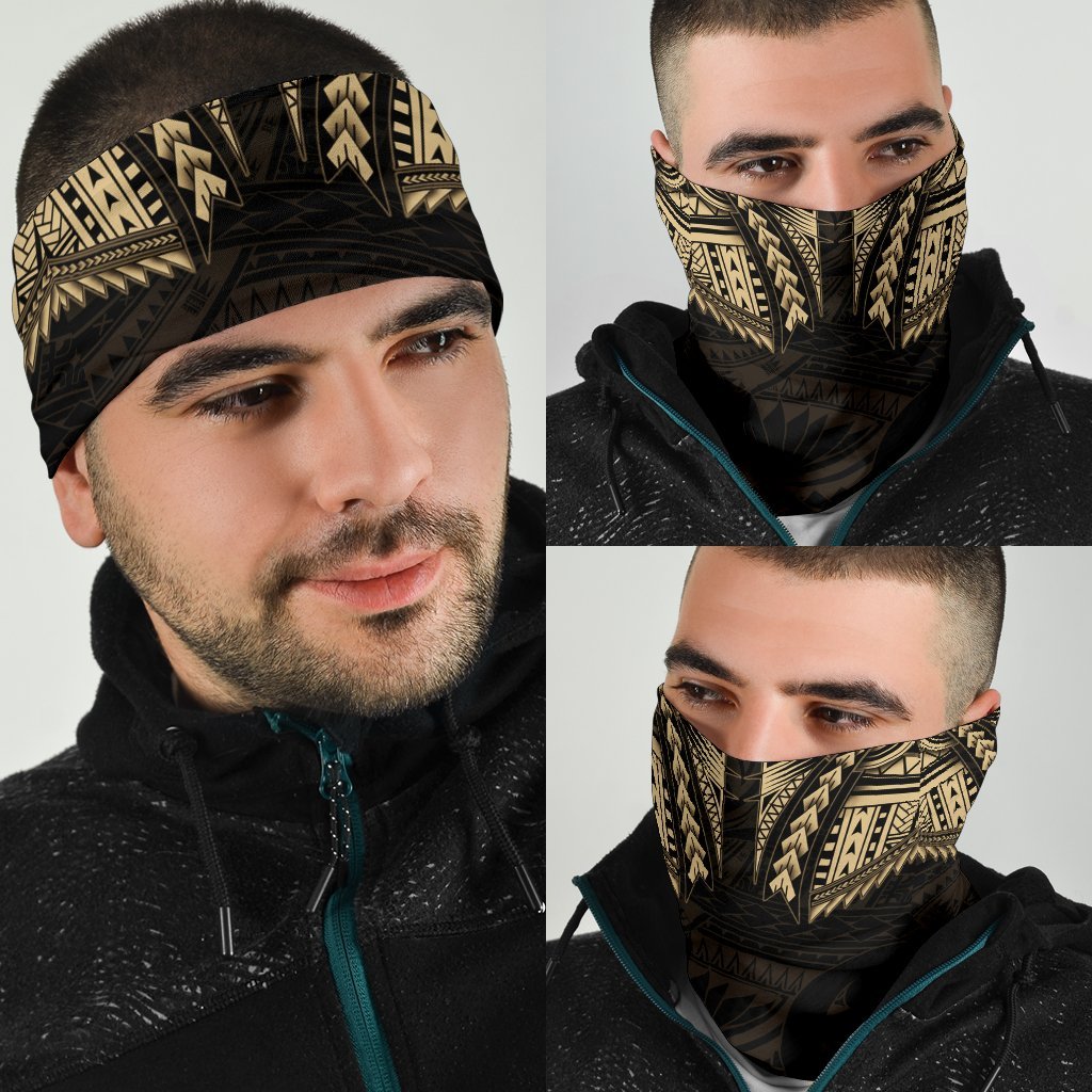 New Zealand Dragon Maori Tattoo Bandana - Gold - Vibe Hoodie Shop