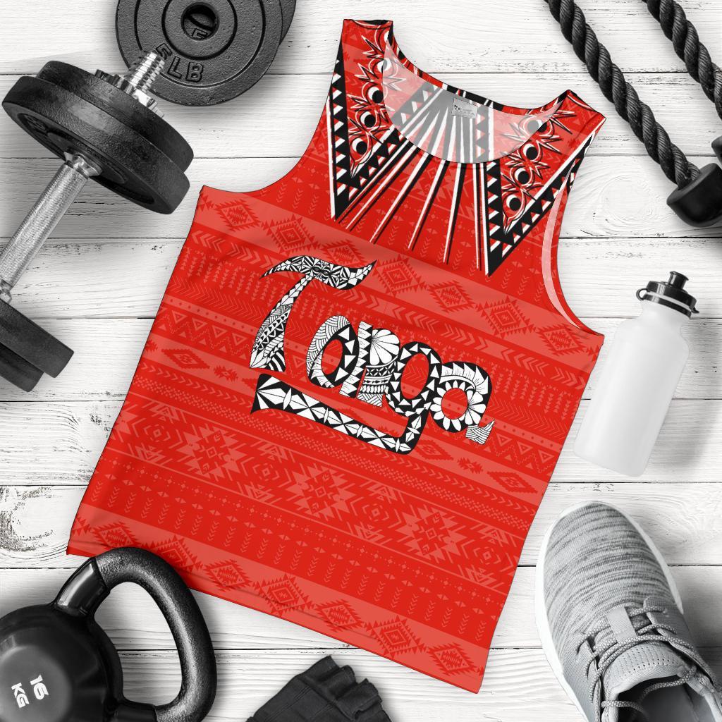 Coat Of Arms Tonga Men's Tank Top - Vibe Hoodie Shop