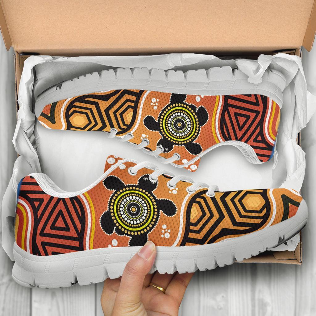 Aboriginal Sneakers - Indigenous Art Patterns Ver04 - Vibe Hoodie Shop