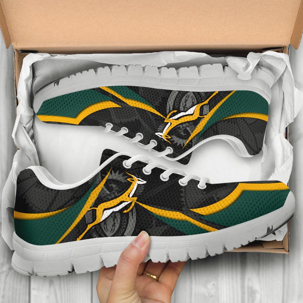 South Africa Sneakers - South African Spirit (Yellow) - Vibe Hoodie Shop