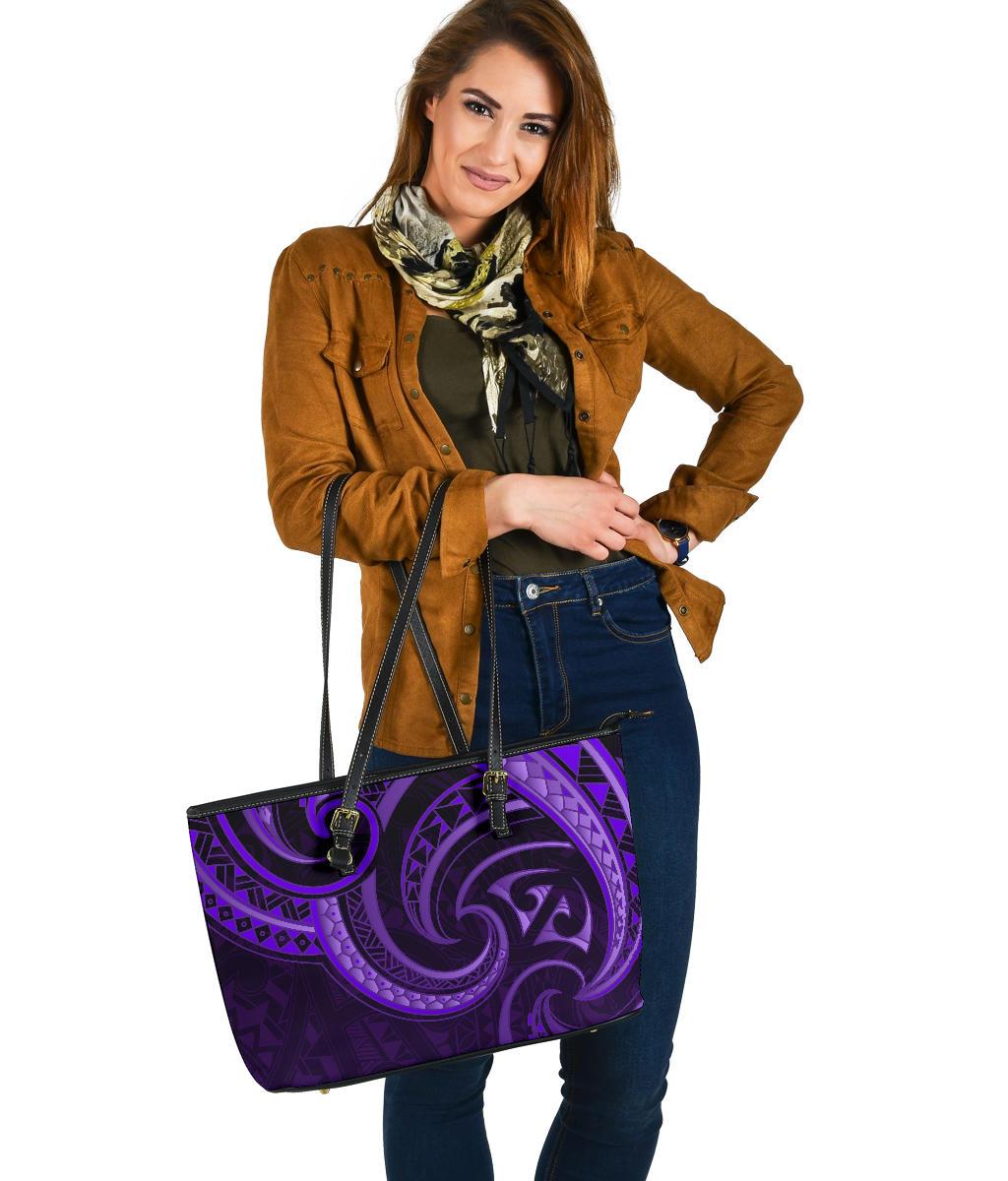 new-zealand-maori-mangopare-large-leather-tote-polynesian-purple