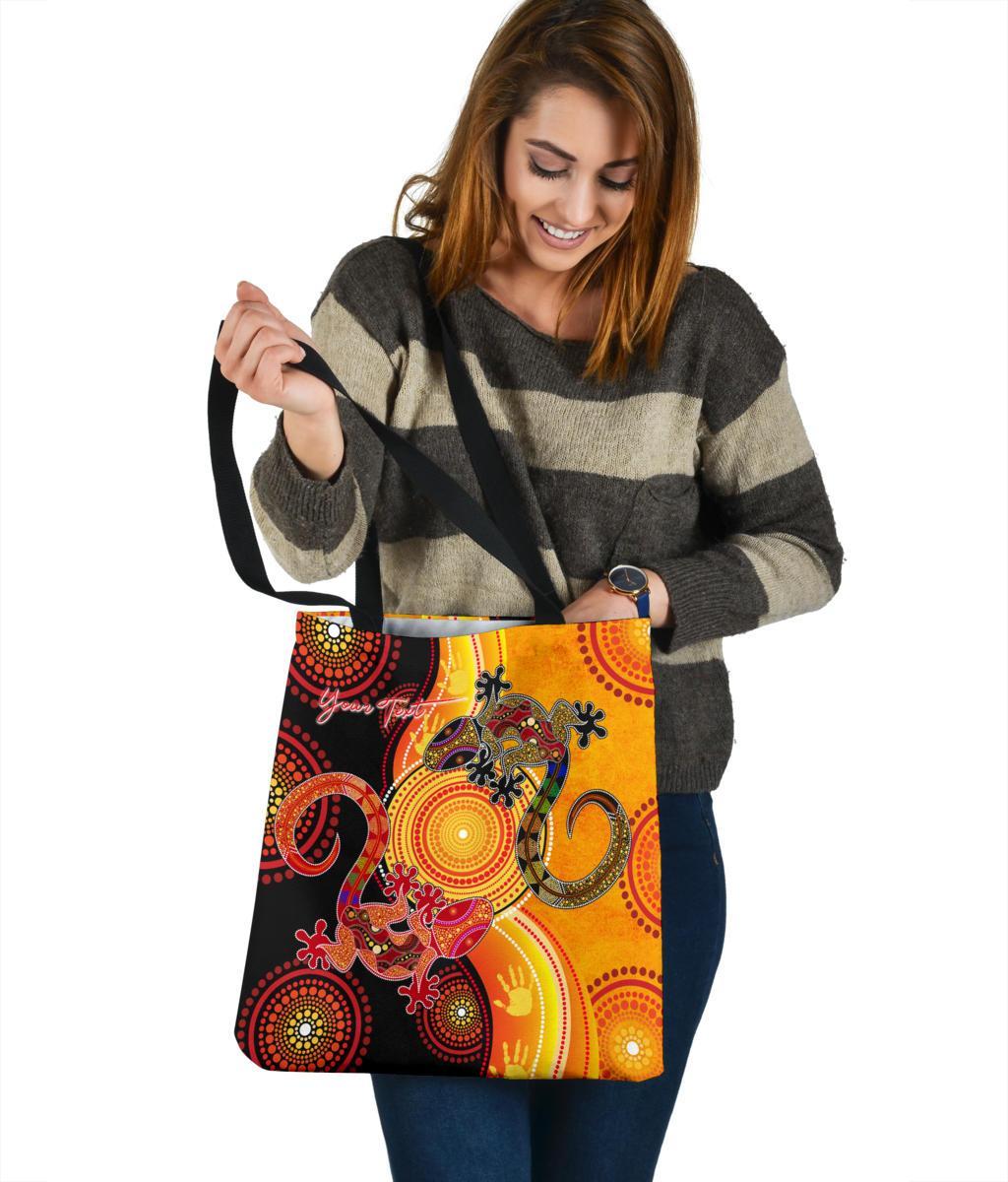 aboriginal-personalised-tote-bags-couple-aboriginal-lizards