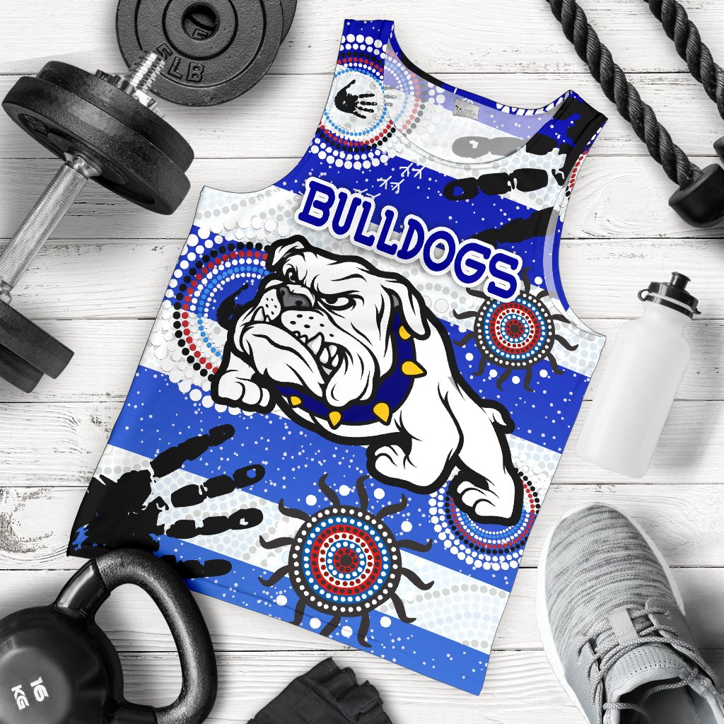 Bulldogs Men Tank Top Indigenous Country Style No.1 - Vibe Hoodie Shop