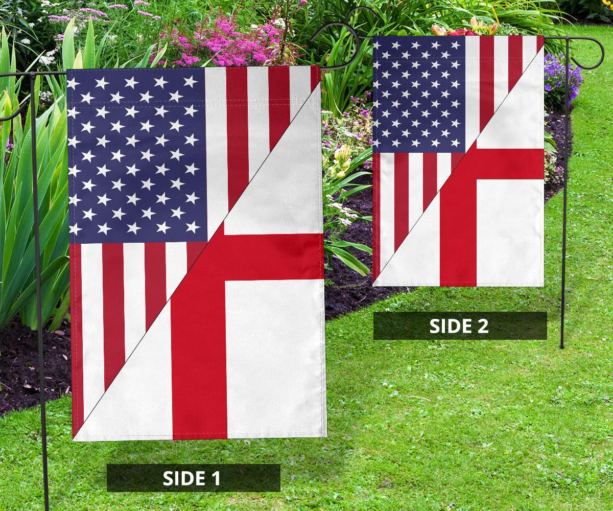 US Flag with England Flag - Vibe Hoodie Shop