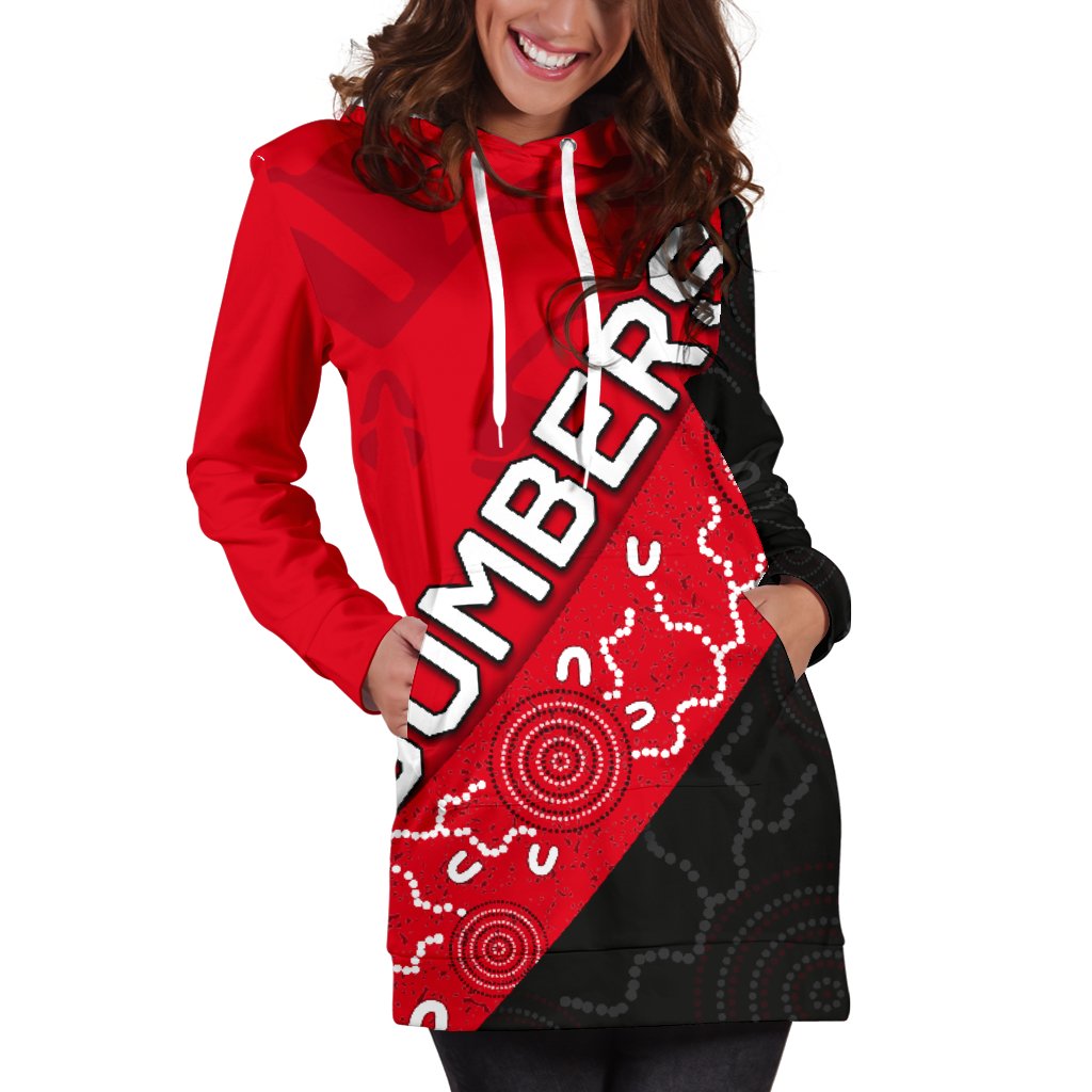 Bombers Women Hoodie Dress - Vibe Hoodie Shop