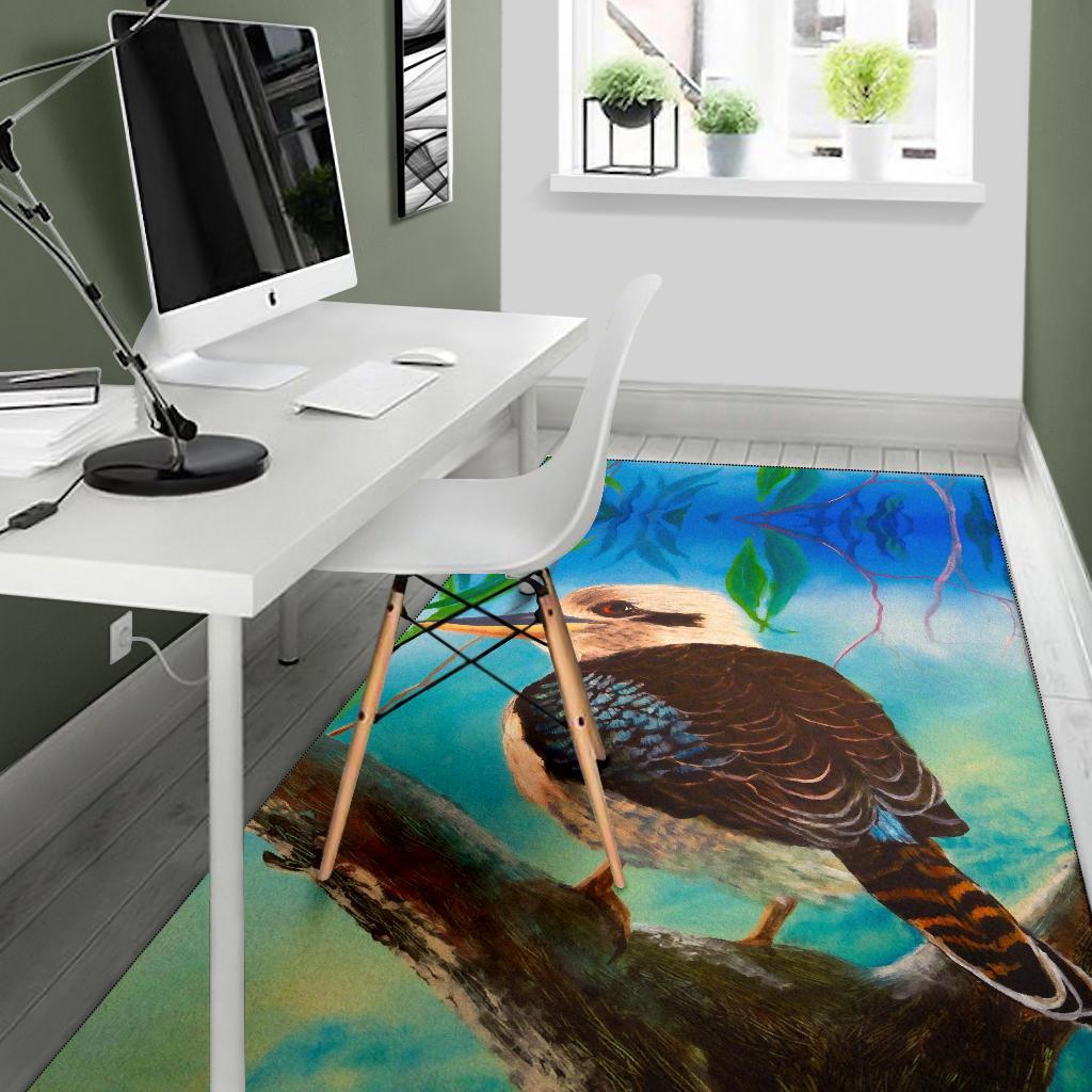 Kookaburra Area Rug - Australia Kookaburra - Vibe Hoodie Shop