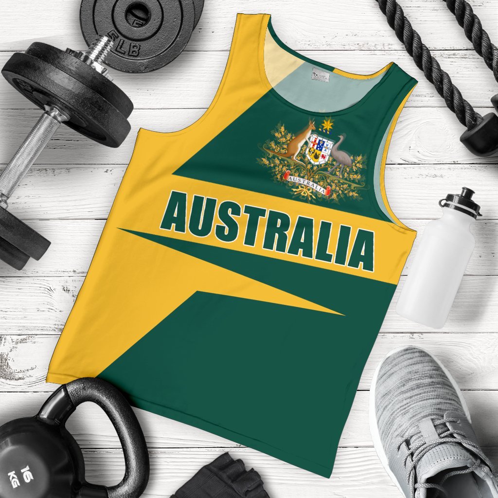 Men's Tank Top - Australian's Pride Ver02 - Vibe Hoodie Shop