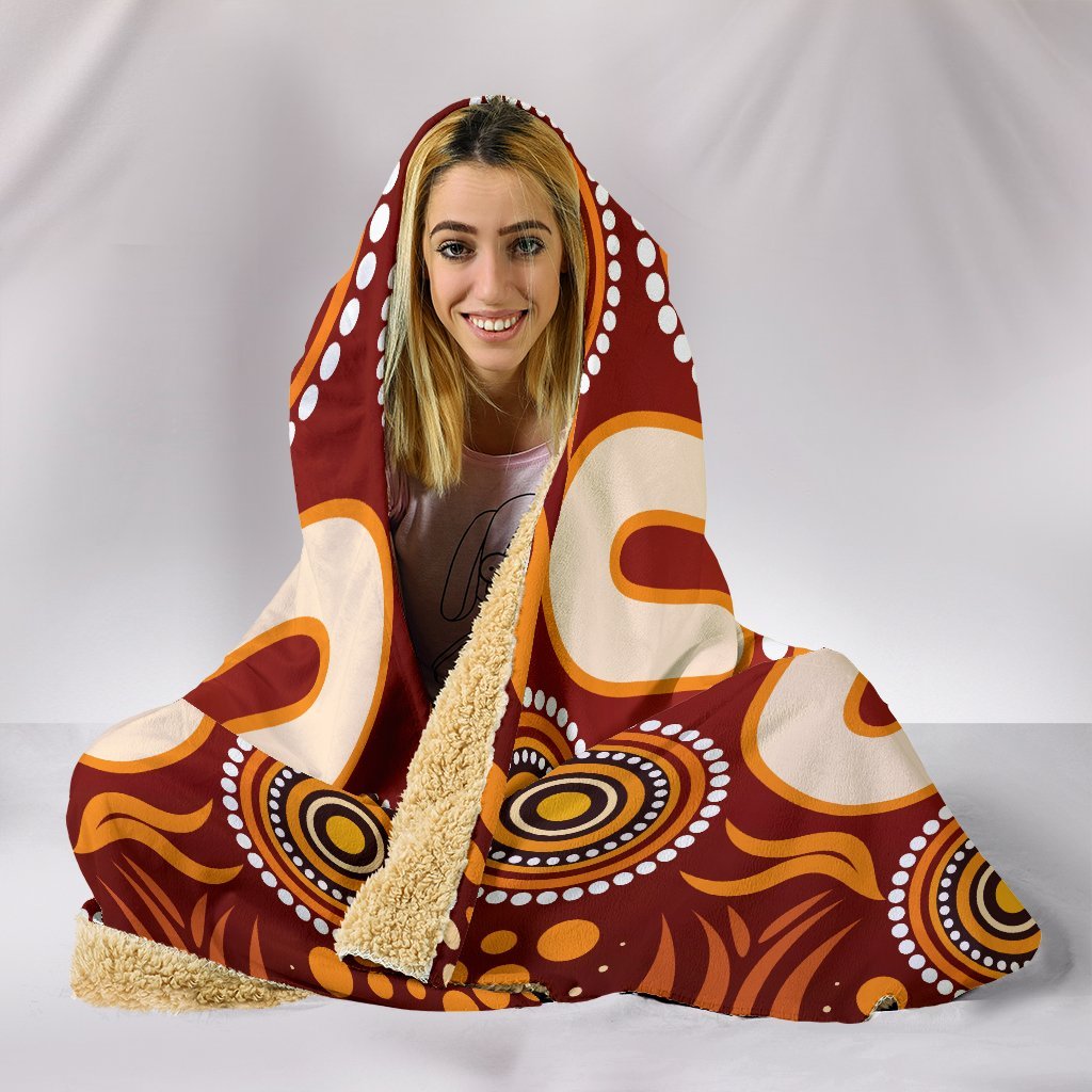 aboriginal-hooded-blanket-circle-flowers-patterns-ver02