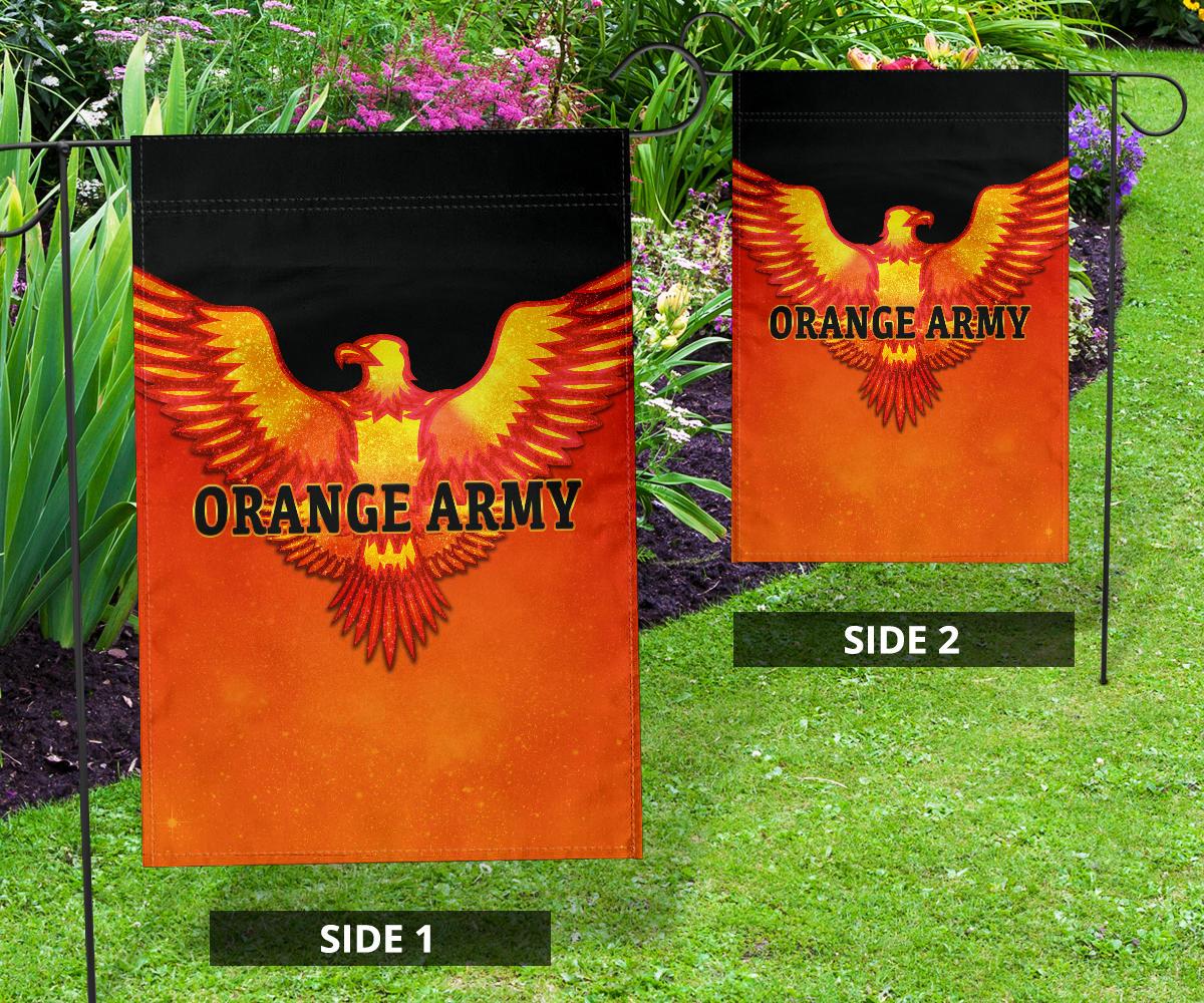 Sunrisers Hyderabad Orange Army Flag Cricket Sporty Style - Vibe Hoodie Shop