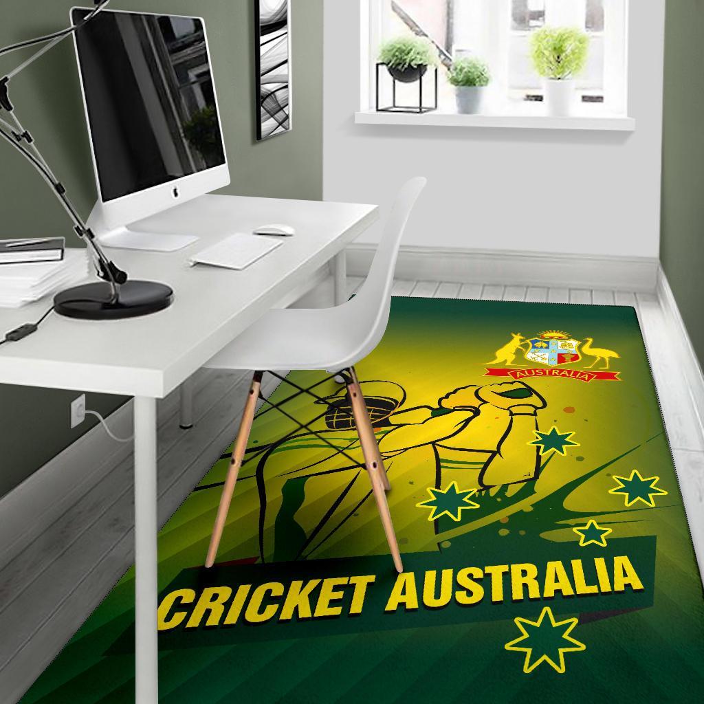 Cricket Area Rug - Australian Cricket National Color - Vibe Hoodie Shop