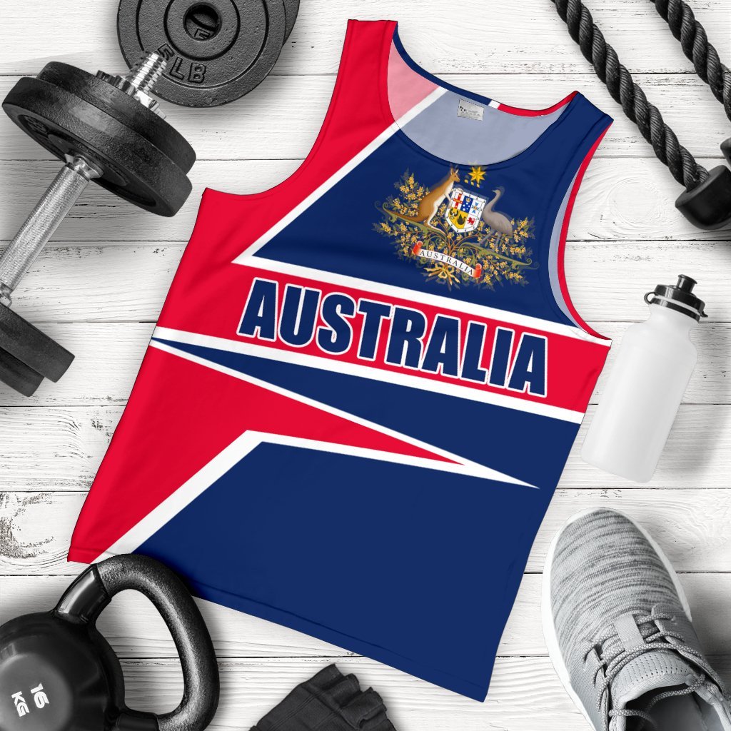 Men's Tank Top - Australian's Pride Ver01 - Vibe Hoodie Shop