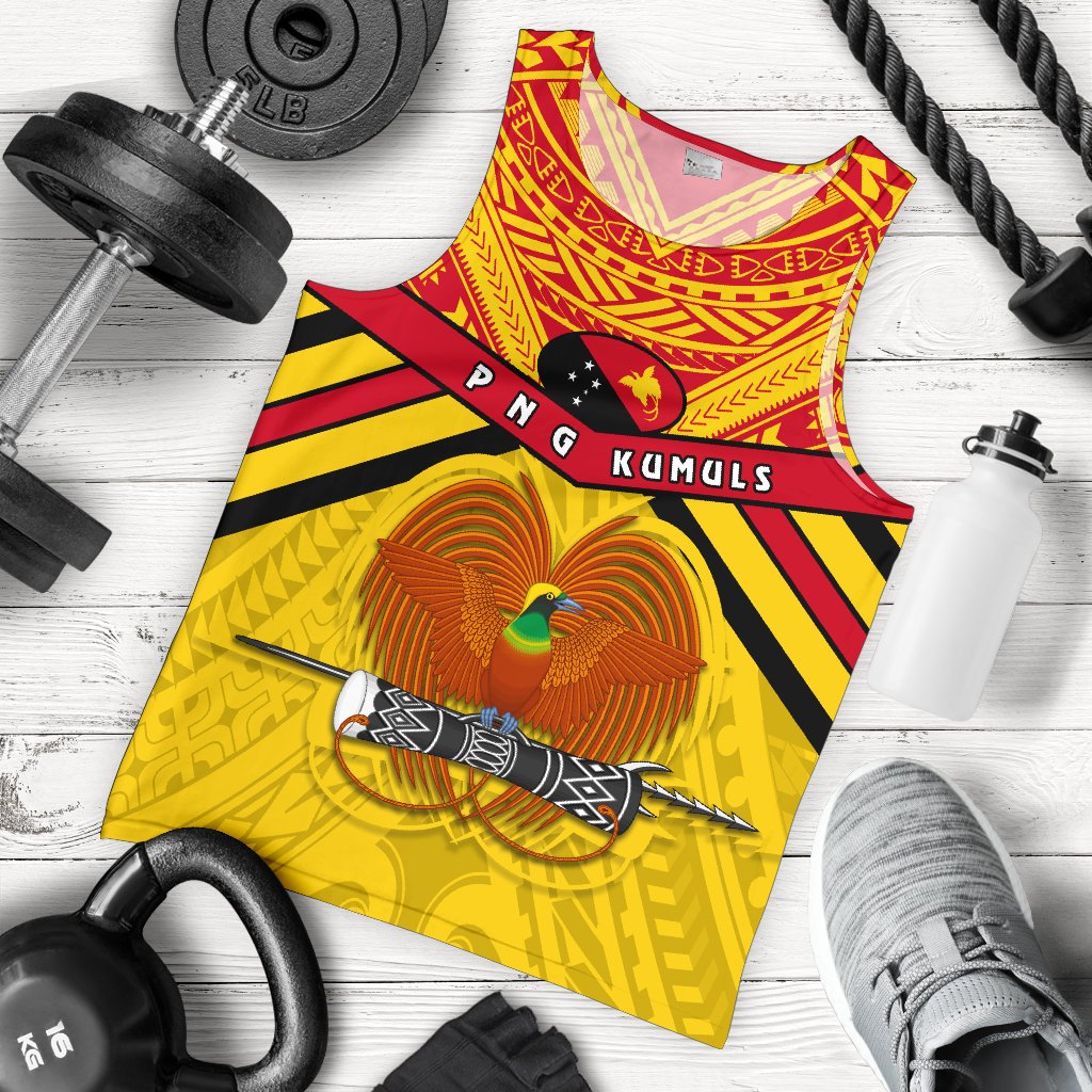 Papua New Guinea Rugby Men Tank Top PNG - The Kumuls - Vibe Hoodie Shop