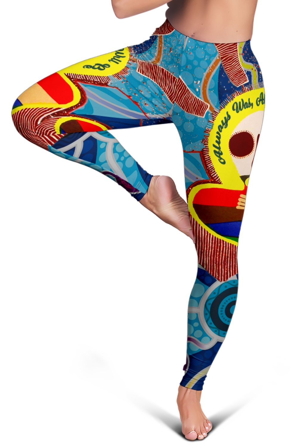 Aboriginal and Torres Strait Islanders Women's Leggings - NAIDOC Style - Vibe Hoodie Shop